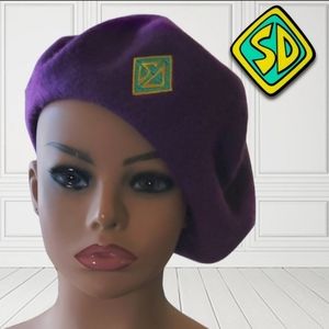 NWOT/ SCOOB( the movie) Purple Wool Beret